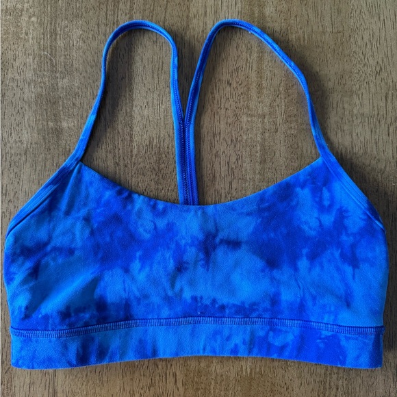 lululemon athletica Other - lululemon athletica Flow Y Game Day Blue Sports Bra Sz 8
